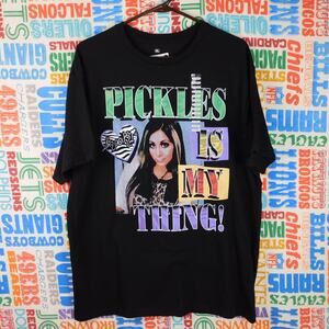 Jersey Shore Snooki Pickles Is My Thing T Shirt Size XL New NWT Big Graphic